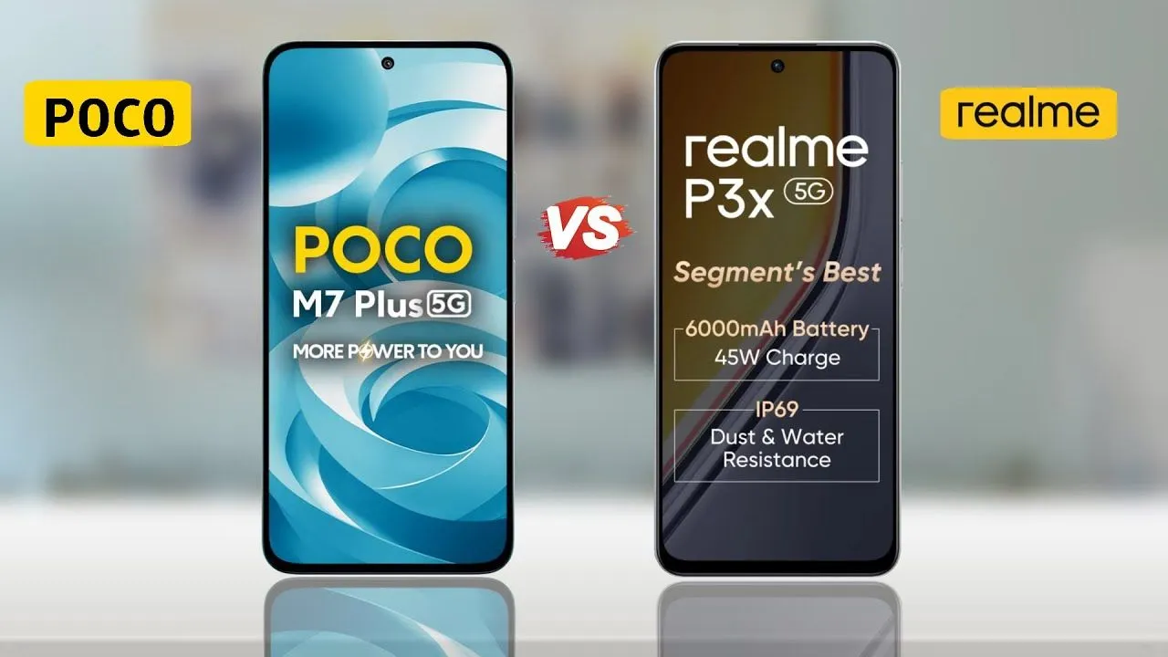 Realme P3x 5g Vs Poco M7 Plus 5g