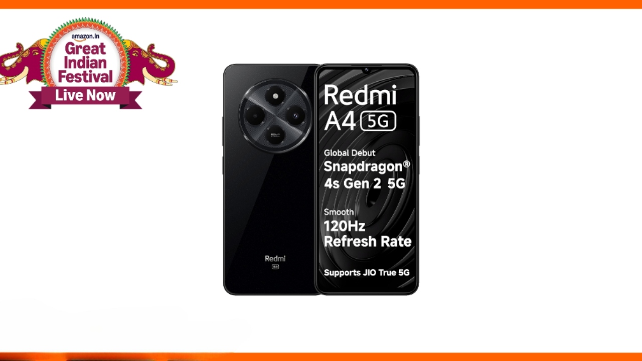 Redmi A4 5G at Amazon...