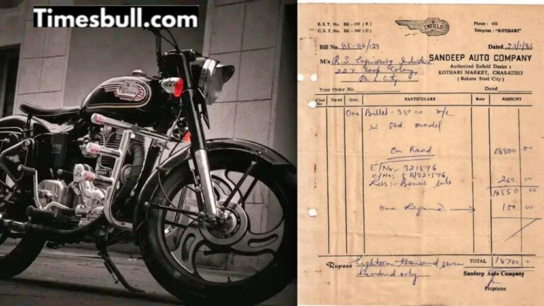 Viral Bill Reveals Royal Enfield Bullet 350 Price in 1986, Rs 18,700 Shocks Netizens