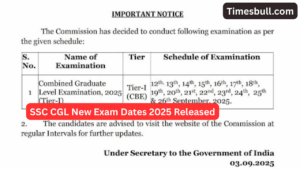 SSC CGL 2025 Exam Dates Out: Tier-1 from Sept 12–26, Check City Slip at ssc.gov.in