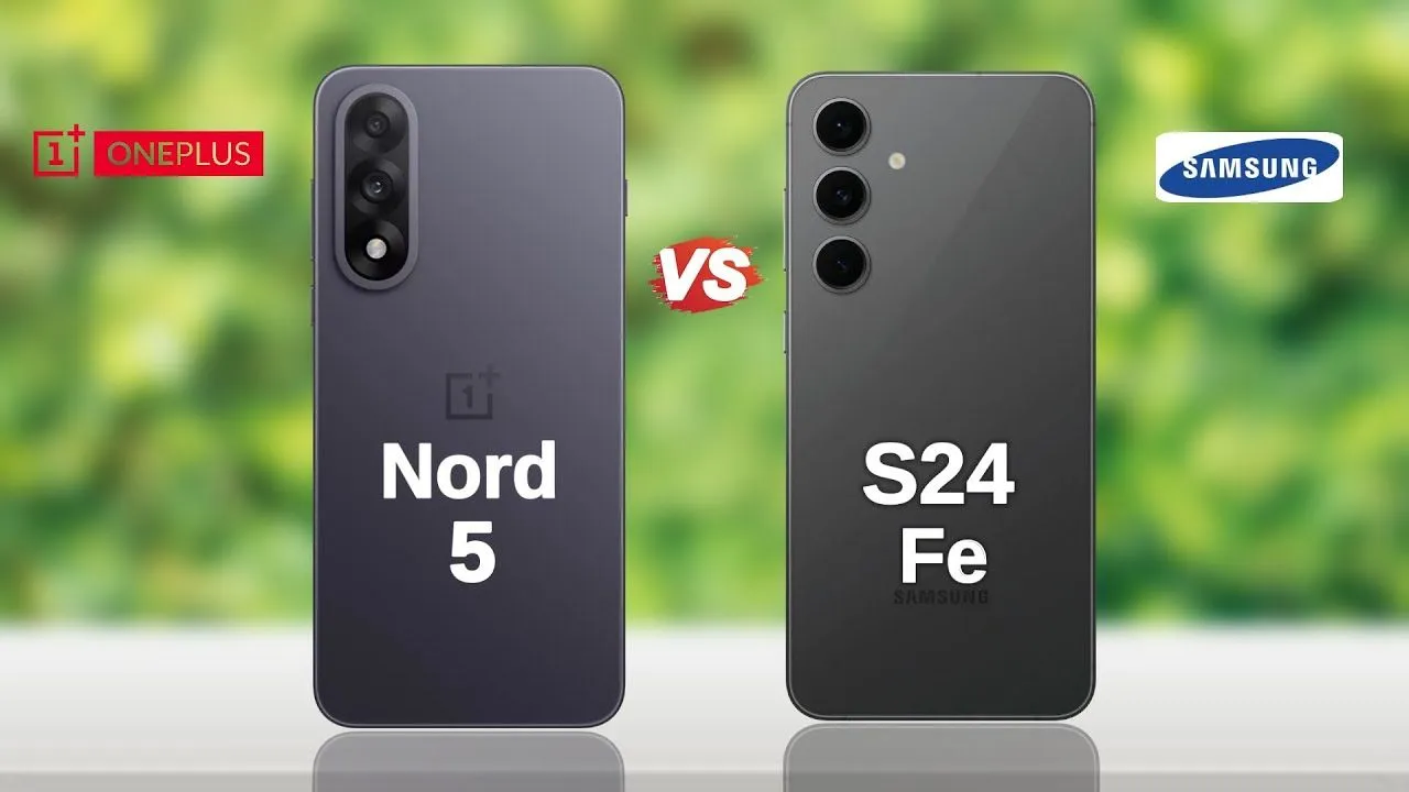 Samsung Galaxy S24 Fe Vs Oneplus Nord 5