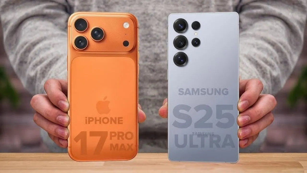Samsung Galaxy S25 Ultra Vs Iphone 17 Pro Max