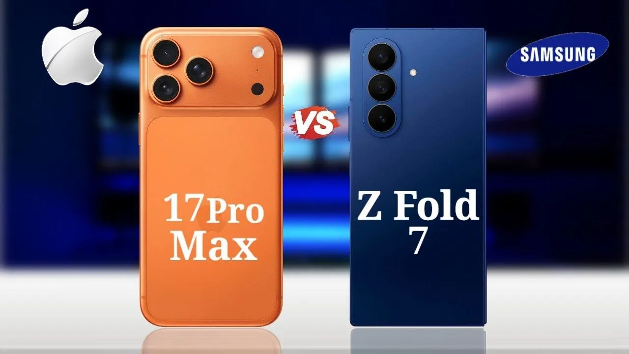 Samsung Galaxy Z Fold 7 Vs Iphone 17 Pro Max