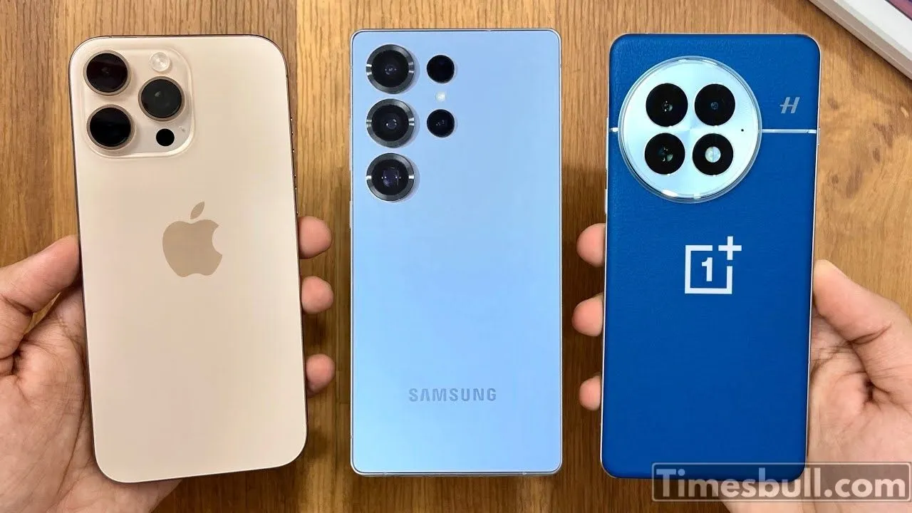 Samsung S25 Ultra Vs Iphone 16 Pro Max Vs Oneplus 13