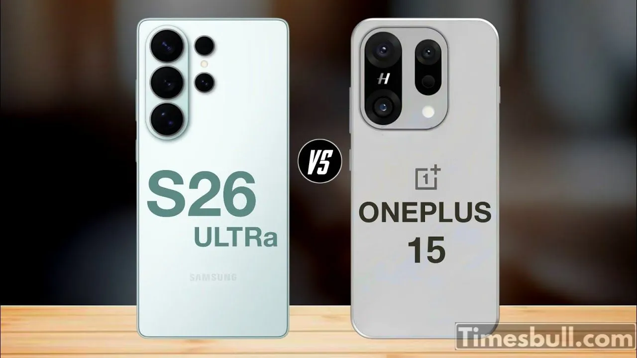 Samsung S26 Ultra Vs Oneplus 15