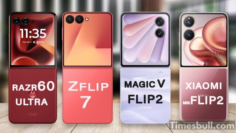 Samsung Z Flip 7 vs Moto Razr 60 Ultra vs Honor Magic V Flip 2 vs Xiaomi Mix Flip 2: Clamshell Foldables