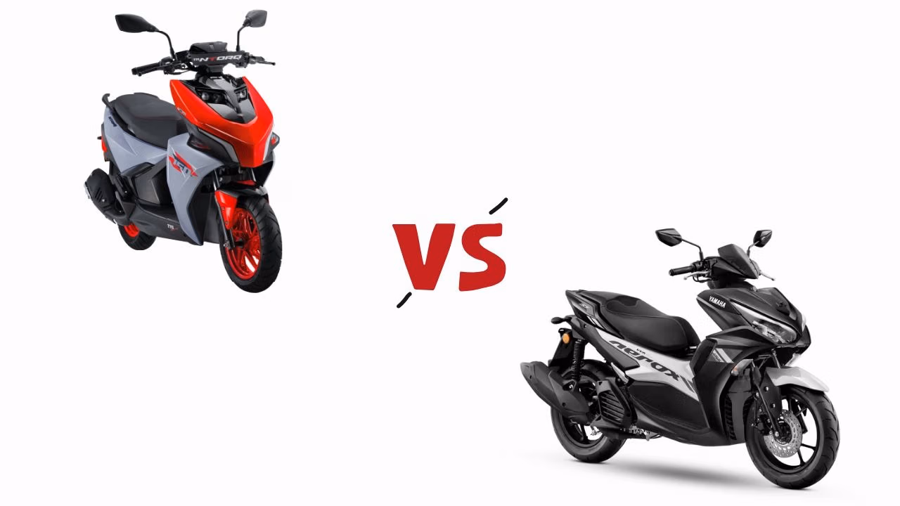 TVS Ntorq 150 vs Yamaha...