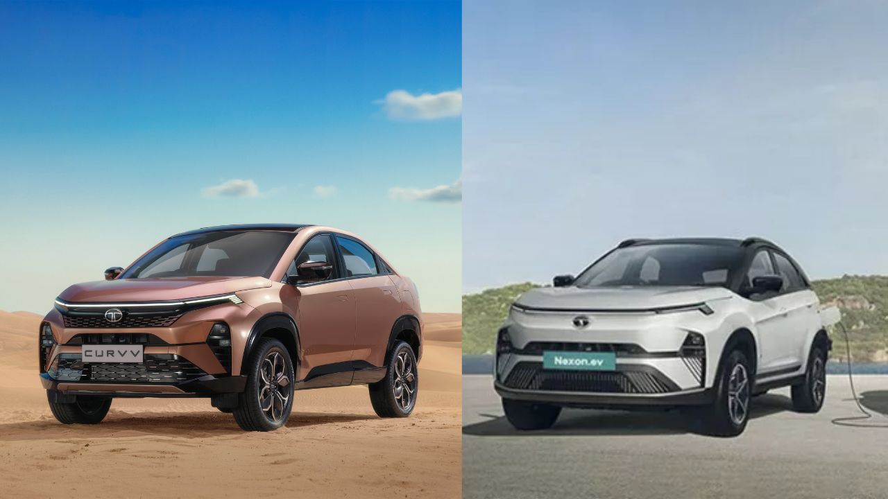 Tata Curvv EV vs Tata...