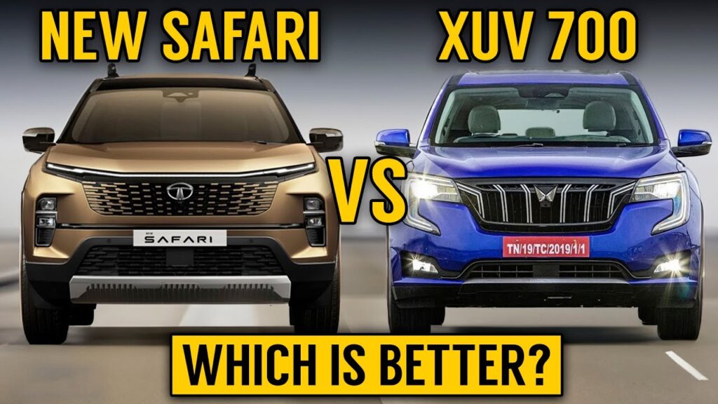 Tata Safari EV With 500Km Range vs Mahindra XUV700 Facelift With ADAS, Which SUV Wins