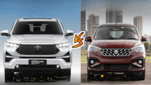 Toyota Innova HyCross CNG vs Maruti Ertiga CNG – Ultimate 2025 7 Seater Family Car Comparison