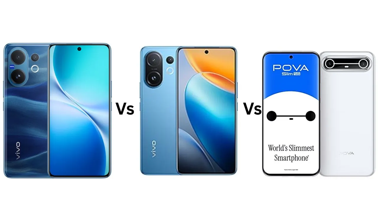 Vivo V60 Vs Vivo T4 Pro Vs Tecno Pova Slim