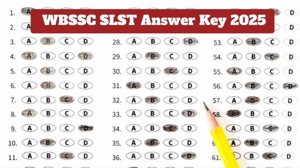 WBSSC SLST Answer Key 2025