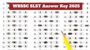 WBSSC SLST Answer Key 2025 – How to download at westbengalssc.com, Direct Link Here