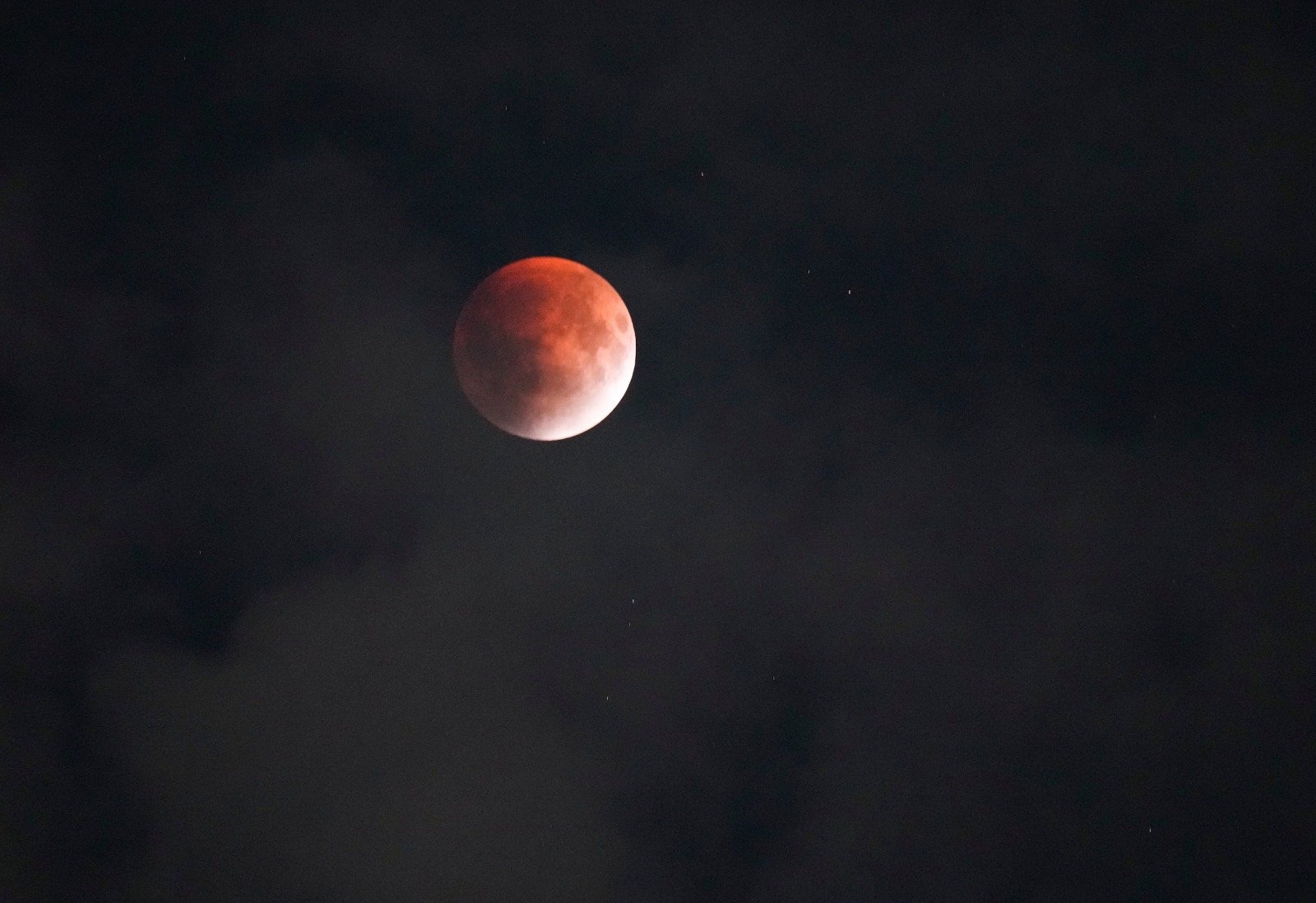 From Red to Orange-Blood Moon...