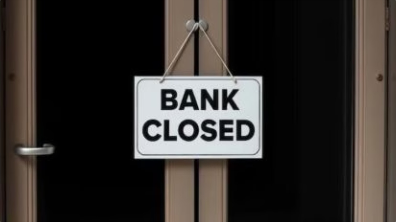 Bank Holiday – Banks Closed...