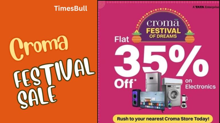 Croma Festival of Dreams Sale 2025 on TVs, ACs, or Laptops up to 35% off, See Offers!