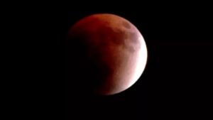 From Red to Orange-Blood Moon Shines in Various Hues During Lunar Eclipse in India category