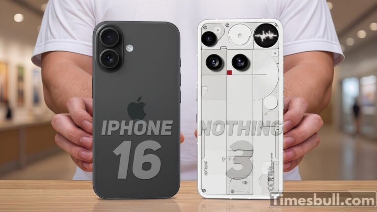iPhone 16 vs Nothing Phone 3 Price, Full Specs, Features & Comparison