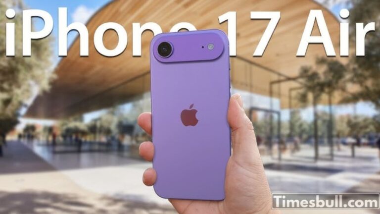 iPhone 17 Air Price Leak: Ultra-thin design and upgraded specs in India