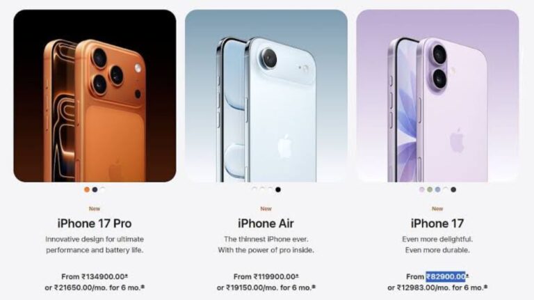 iPhone 17 Series or iPhone Air Sale Begins Today in India; Know Price and Availability