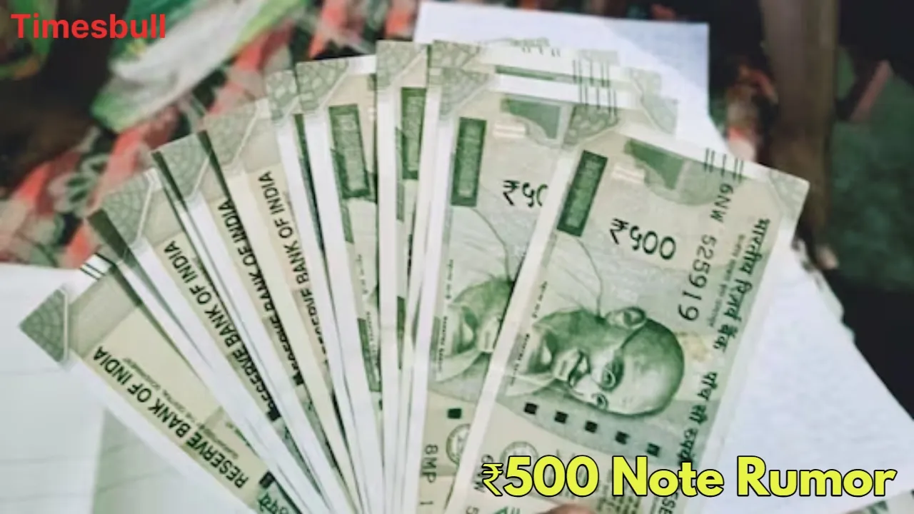 ₹500 Note Rumor