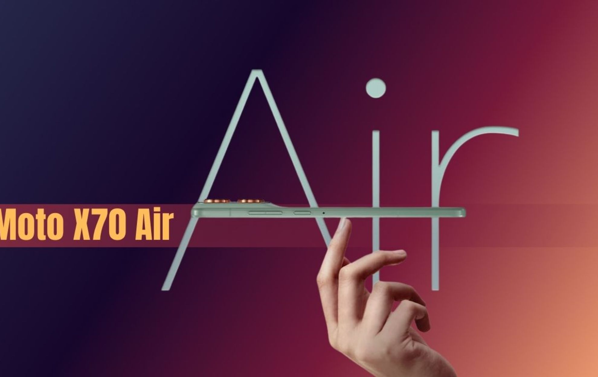 Moto X70 Air: Pre-Bookings Begin...