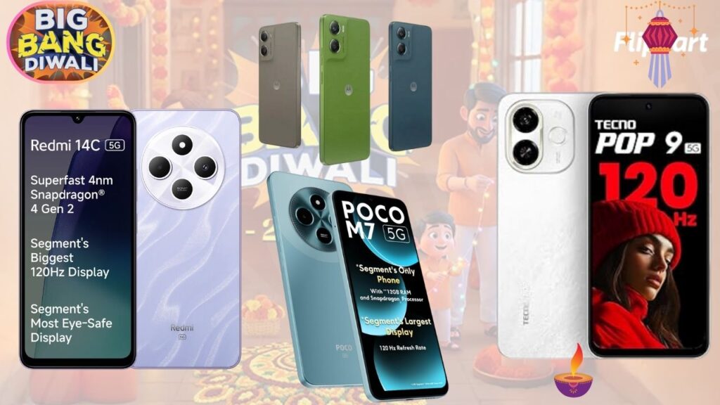 7000 mAh Battery Phone at Just ₹7,499 and 3 5G Phones Under ₹10K