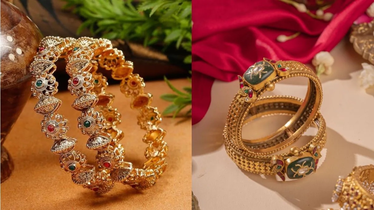 8 Fancy Bangle Designs for Karwachauth 2025