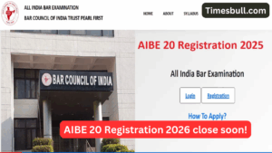 AIBE 20 Registration 2026: Last Date Extended Till October 31, Apply Now at allindiabarexamination.com