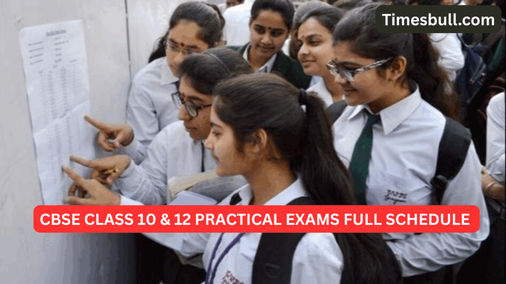 CBSE Class 10 & 12 Practical Exams 2025 to Begin on November 6 – Check Full Schedule Here!
