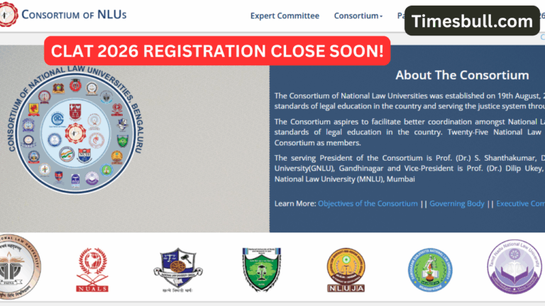 CLAT 2026 Registration To Close On October 31, Apply NOW At consortiumofnlus.ac.in