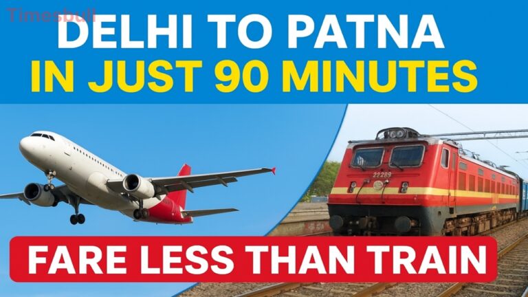 No More 14-Hour Journey! Fly Delhi to Patna in 90 Minutes for Less Than Train Fare