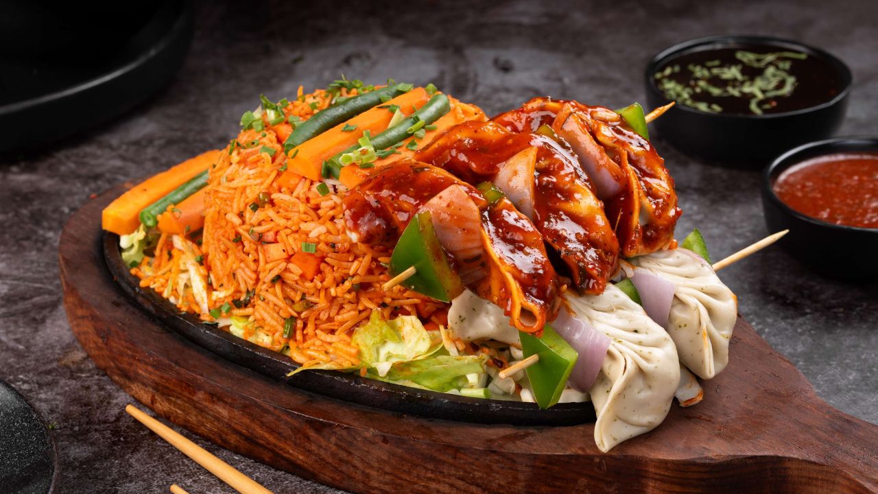 Cheese Corn Kurkure Momos