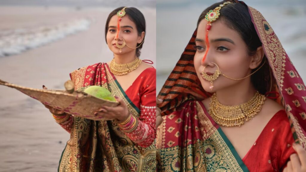“Chhath Puja Morning Makeup and Hairstyle Ideas
