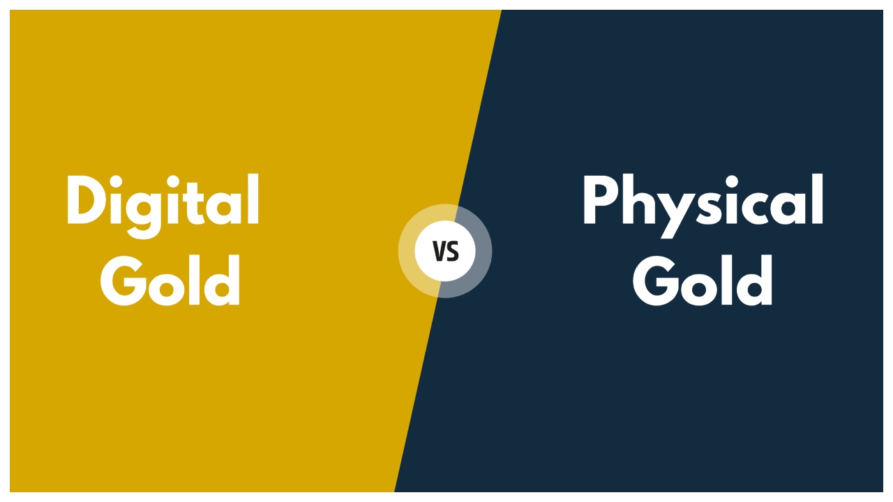 Digital Gold vs Physical Gold...