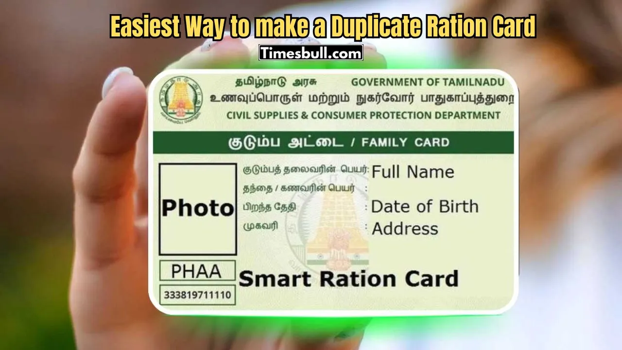 Duplicate Ration Card