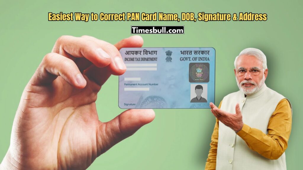 PAN Card Correction: Know How to Change Date of Birth on PAN Card Online—Latest 2026 Rules
