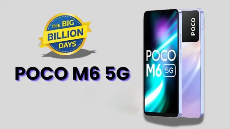 Flipkart Big Billion Days 2025 : POCO M6 5G Available at Just Rs 11,499 With Extra Bank Discounts