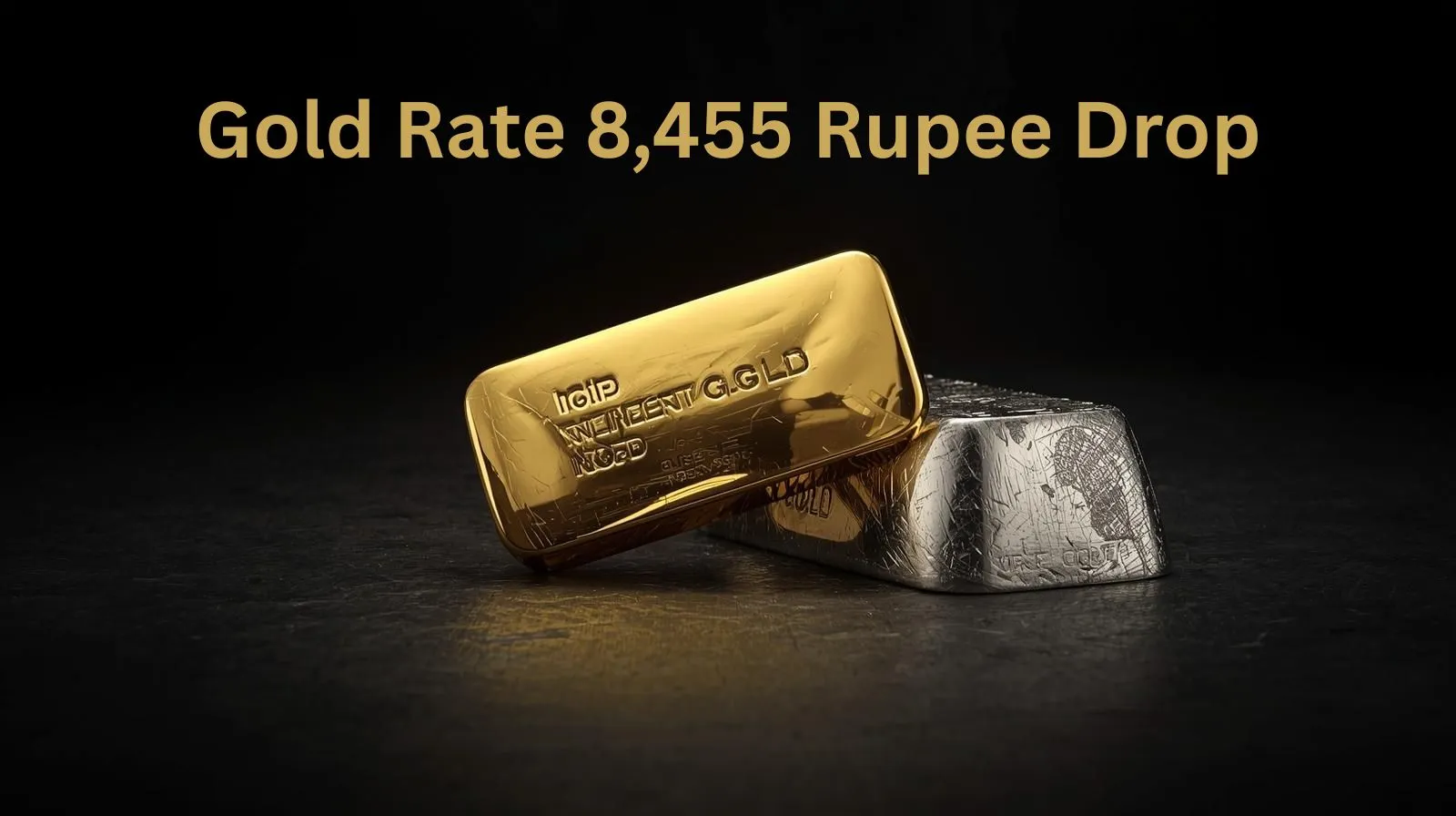 Gold Rate 8,455 Rupee Drop
