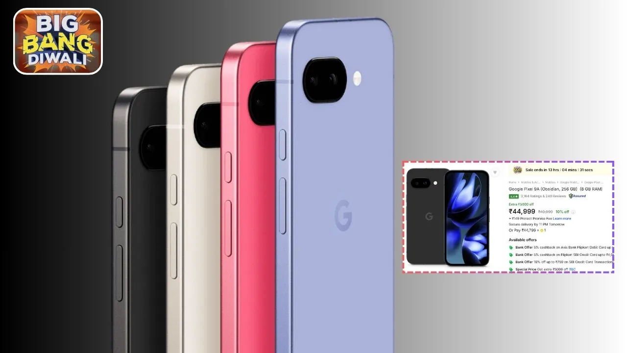 Google Pixel 9a Just Got A ₹5,000 Price Slash