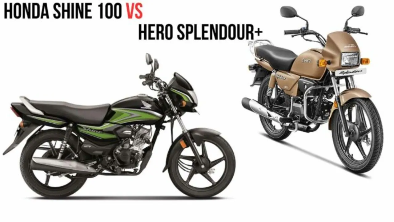 Hero Splendor Plus Vs Honda Shine 100
