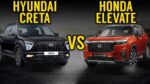 Honda Elevate vs Hyundai Creta 2025 Comparison
