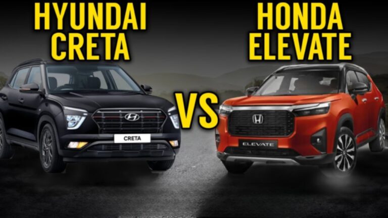 Honda Elevate vs Hyundai Creta 2025 Comparison