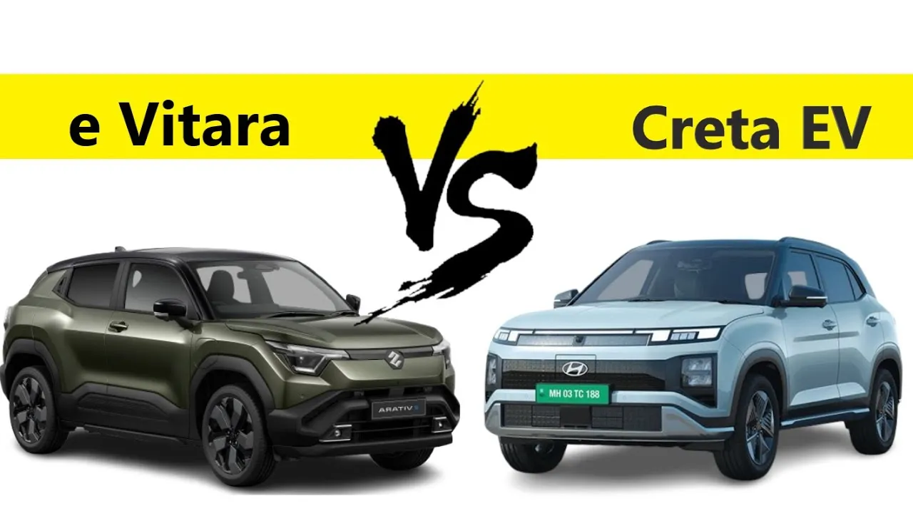 Hyundai Creta EV vs Maruti Suzuki eVX