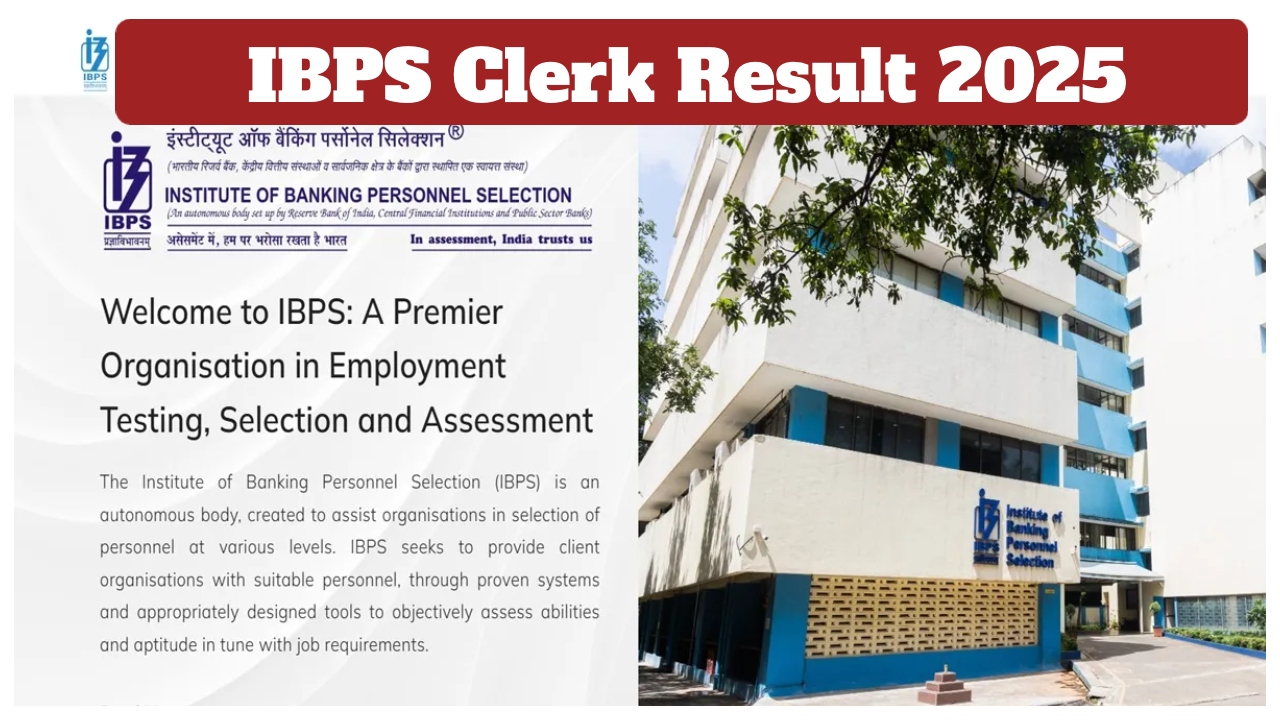IBPS Clerk Result 2025