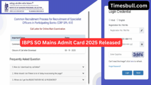 IBPS SO Mains Admit Card 2025 Released! Download Now at ibps.in Before It’s Too Late