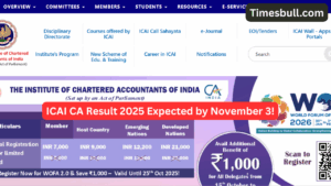 ICAI CA Result 2025 Expected by November 3! Check Foundation, Inter & Final Scores at icai.nic.in