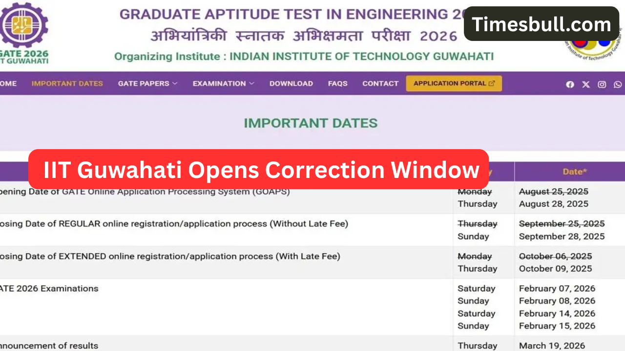 GATE 2026 Applicants Alert!
