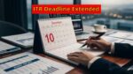 ITR Deadline Extended