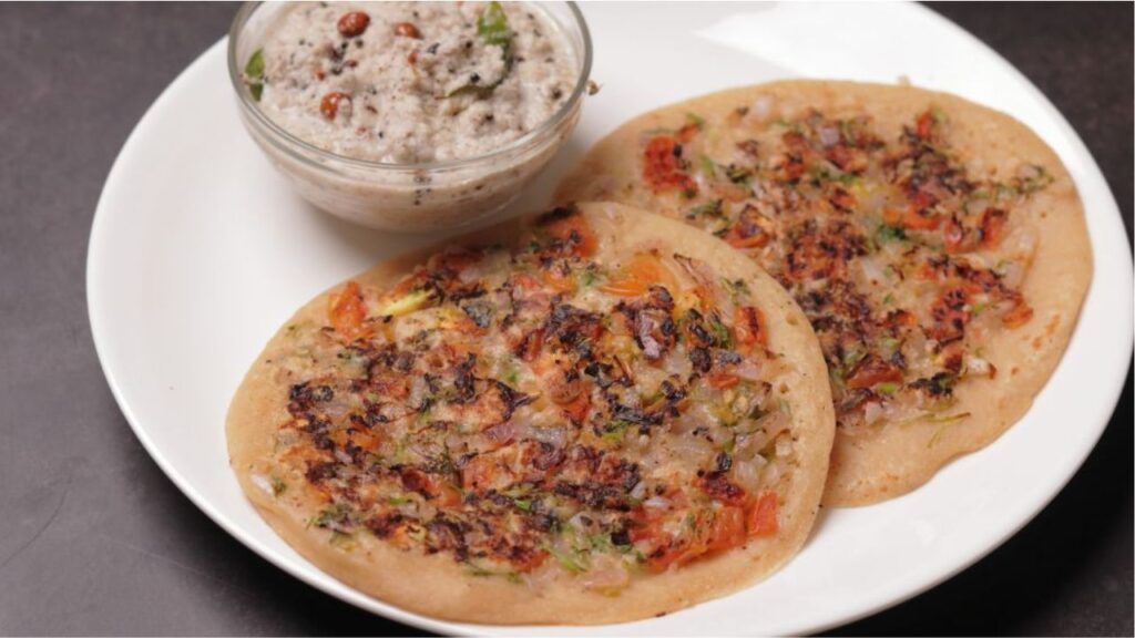 Instant Atta Uttapam Recipe